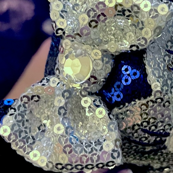 Disney Parks Disneyland 60th Birthday Diamond Anniversary Sequin Minnie Mouse - Picture 8 of 13